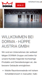 Mobile Screenshot of dorma-hueppe.at